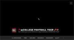 Desktop Screenshot of collegefootballtour.com